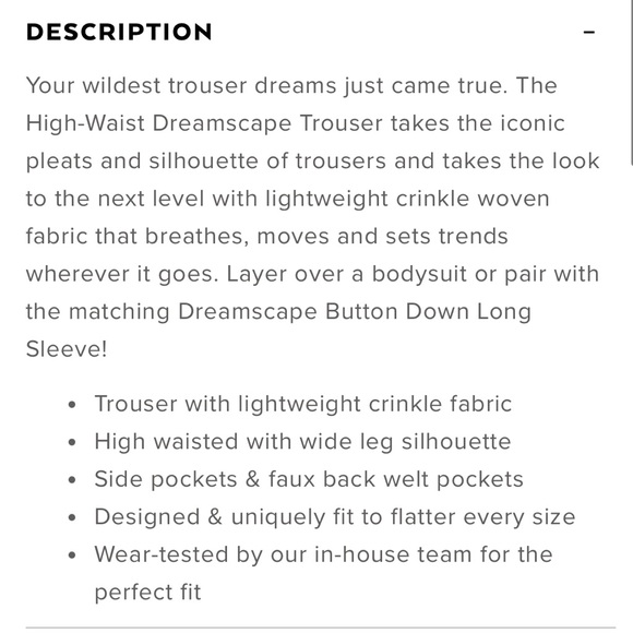 NWT Alo High Waist Dreamscape Trouser - Dark Cactus - Picture 6 of 8